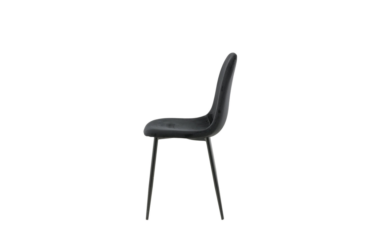 Polar Stuhl in Schwarz/Schwarz präsentiert im Onlineshop von KAQTU Design AG. Stuhl ist von Venture Home