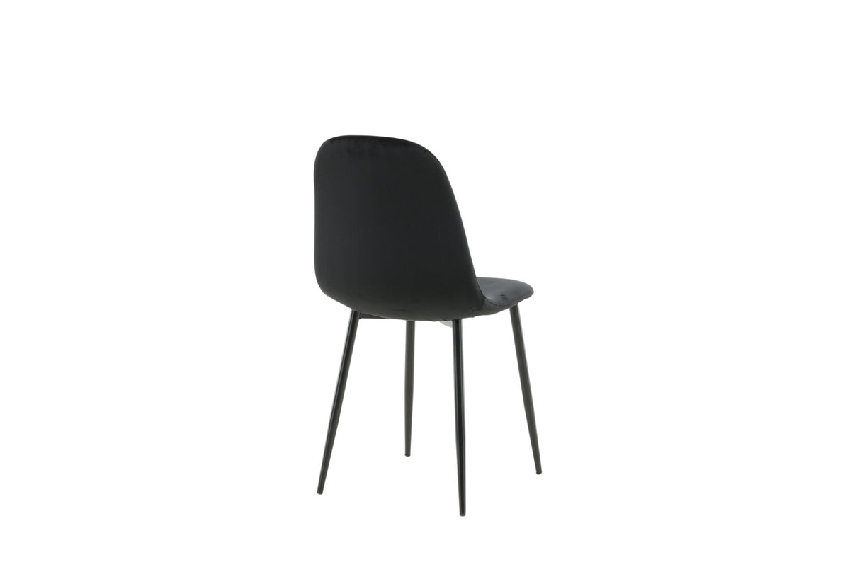 Polar Stuhl in Schwarz/Schwarz präsentiert im Onlineshop von KAQTU Design AG. Stuhl ist von Venture Home