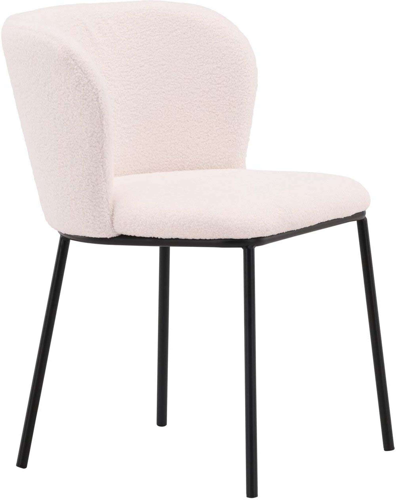 Edina Stuhl von Venture Home: Moderner Schalenstuhl mit hochwertigem Boulene-Stoff und robusten Stahlbeinen. Ideal für stilvolle Wohnräume!