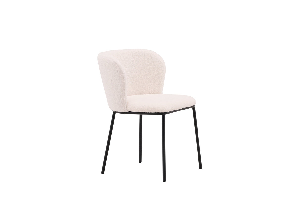 Edina Stuhl in Weiss präsentiert im Onlineshop von KAQTU Design AG. Schalenstuhl ist von Venture Home