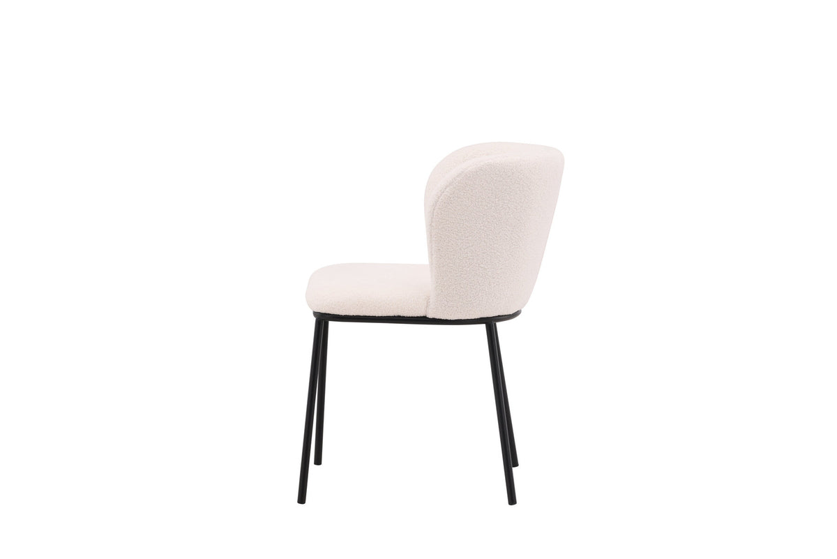 Edina Stuhl in Weiss präsentiert im Onlineshop von KAQTU Design AG. Schalenstuhl ist von Venture Home