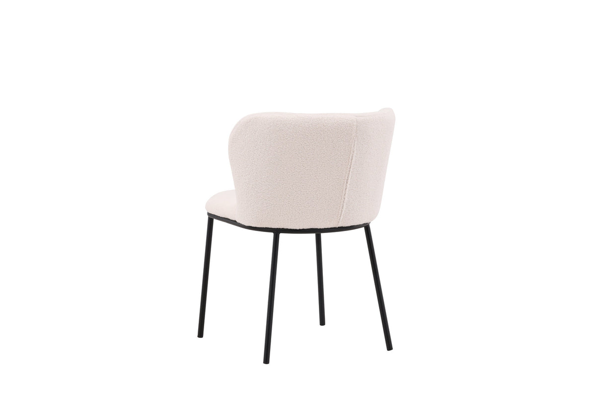 Edina Stuhl in Weiss präsentiert im Onlineshop von KAQTU Design AG. Schalenstuhl ist von Venture Home