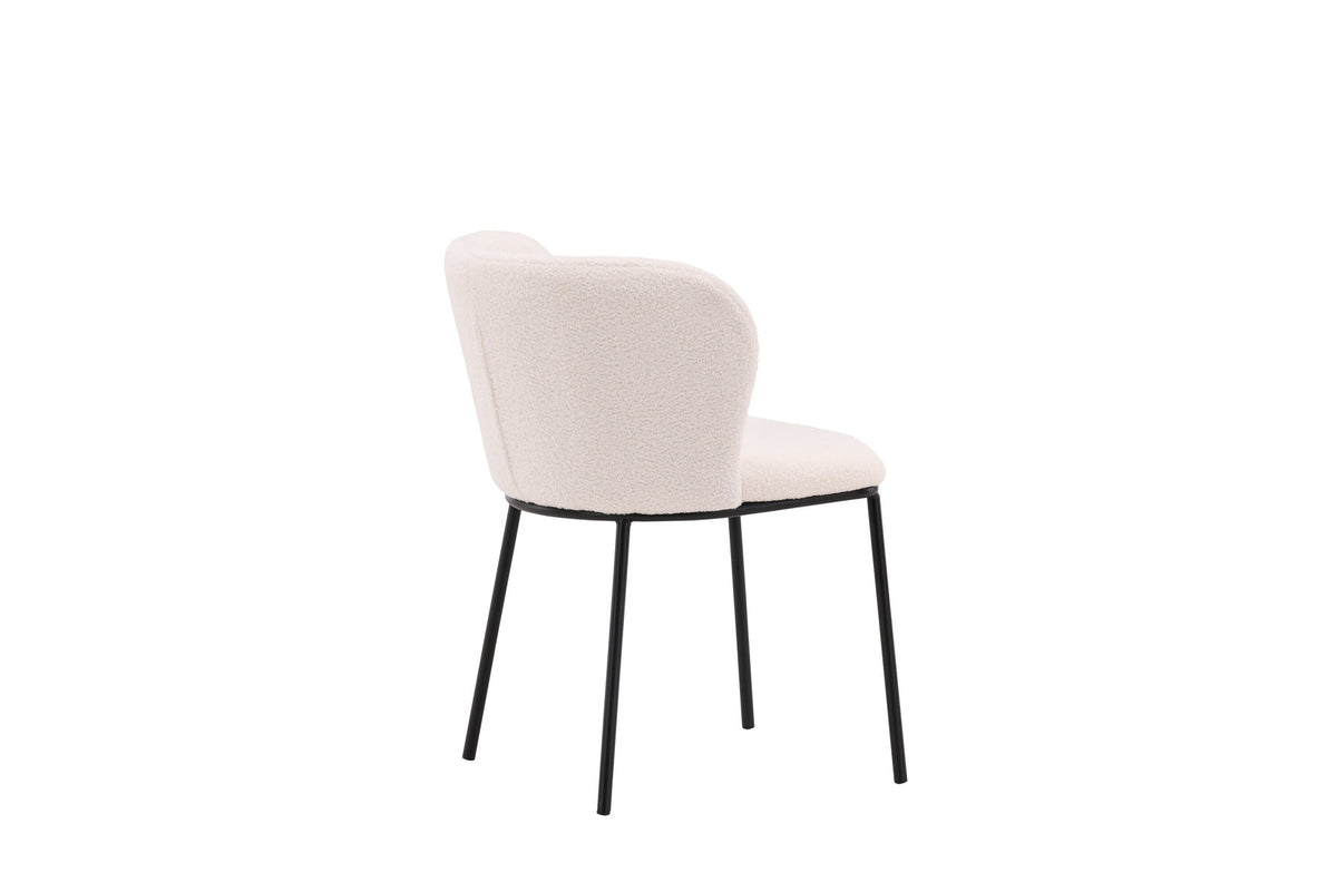 Edina Stuhl in Weiss präsentiert im Onlineshop von KAQTU Design AG. Schalenstuhl ist von Venture Home