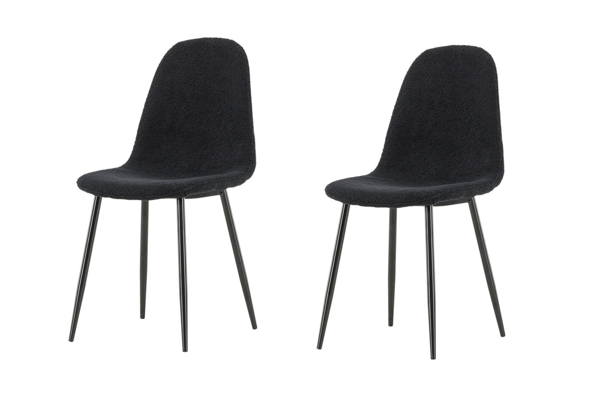 Polar Esszimmerstuhl in Schwarz präsentiert im Onlineshop von KAQTU Design AG. Stuhl ist von Venture Home