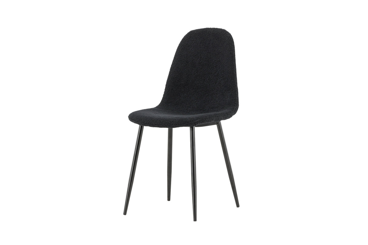 Polar Esszimmerstuhl in Schwarz präsentiert im Onlineshop von KAQTU Design AG. Stuhl ist von Venture Home