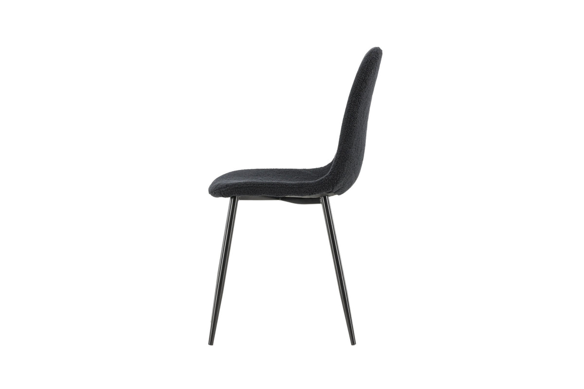 Polar Esszimmerstuhl in Schwarz präsentiert im Onlineshop von KAQTU Design AG. Stuhl ist von Venture Home