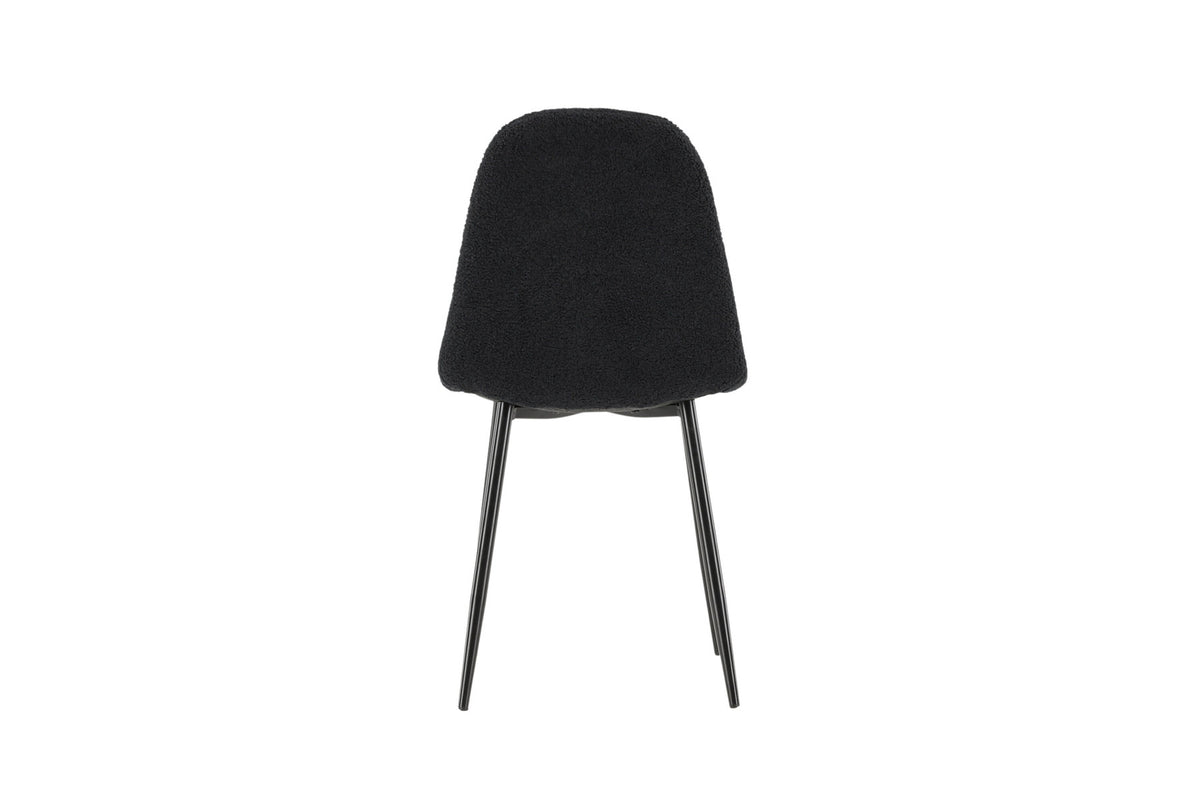 Polar Esszimmerstuhl in Schwarz präsentiert im Onlineshop von KAQTU Design AG. Stuhl ist von Venture Home