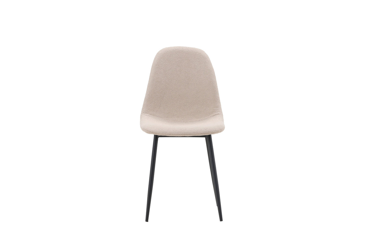 Polar Stuhl in Beige/Schwarz präsentiert im Onlineshop von KAQTU Design AG. Stuhl ist von Venture Home