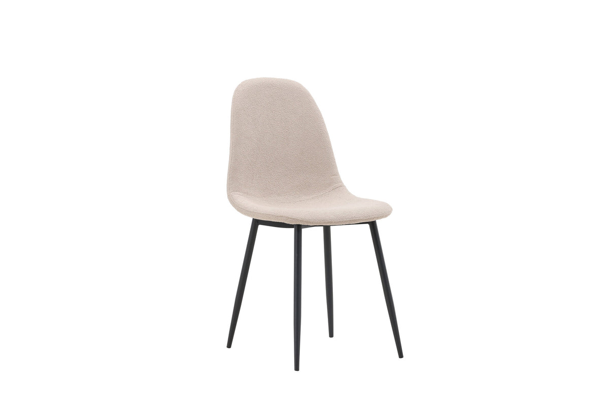 Polar Stuhl in Beige/Schwarz präsentiert im Onlineshop von KAQTU Design AG. Stuhl ist von Venture Home