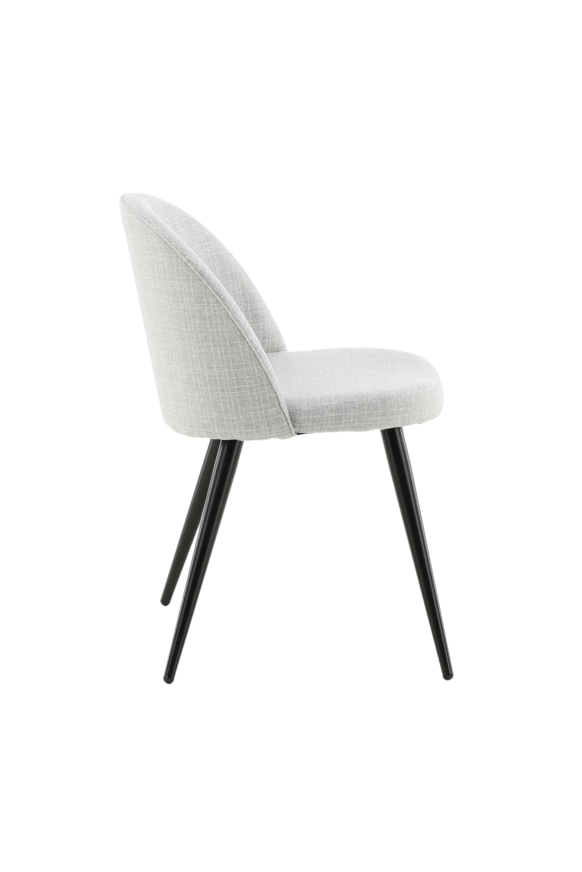Velvet Stuhl in Grau/Schwarz präsentiert im Onlineshop von KAQTU Design AG. Schalenstuhl ist von Venture Home
