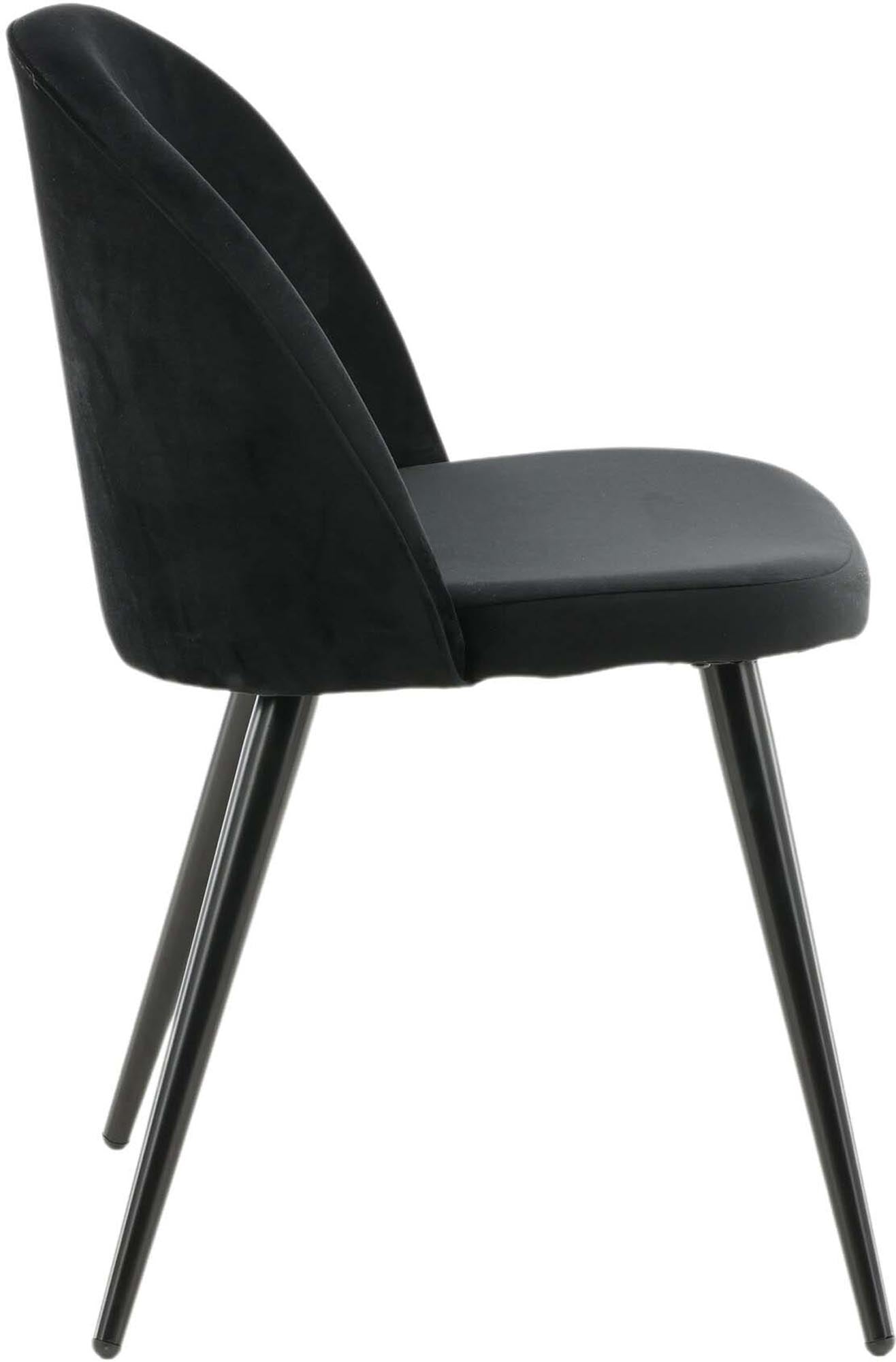 Luxuriöser Velvet Matstol: Modernes Design trifft auf Gemütlichkeit.