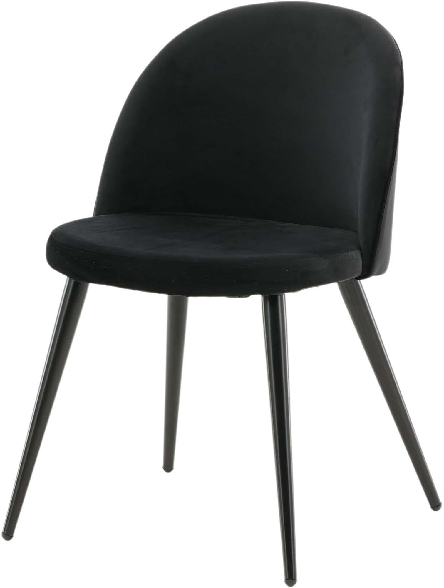 Luxuriöser Velvet Matstol: Modernes Design trifft auf Gemütlichkeit.