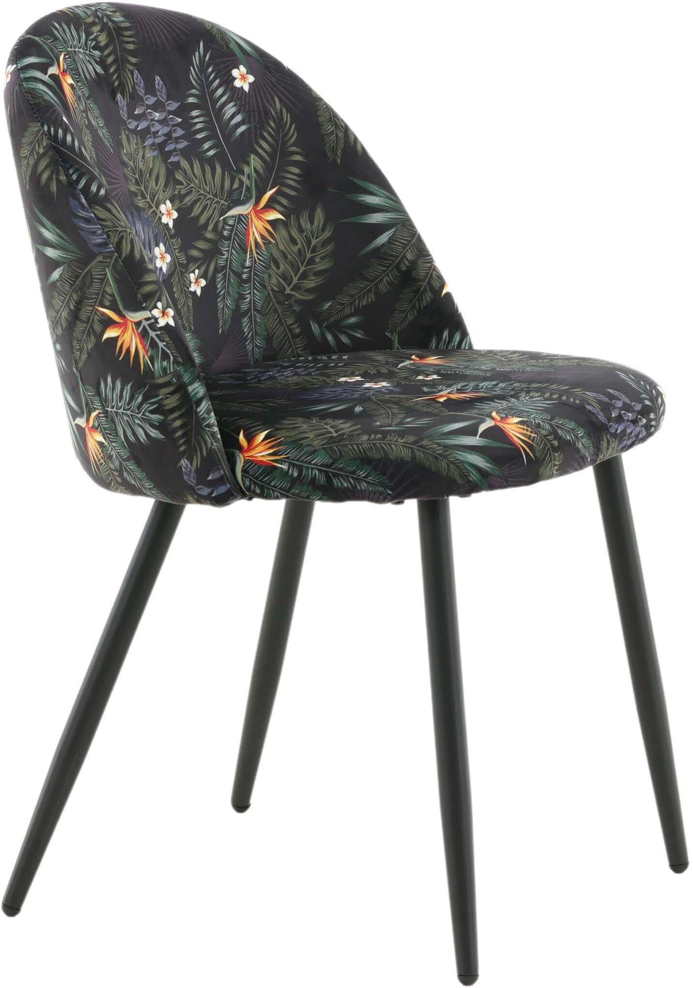 Eleganter Velvet Stuhl von Venture Home: Hochwertiger Samt, ergonomisches Design und modernes Metallgestell für höchsten Komfort.