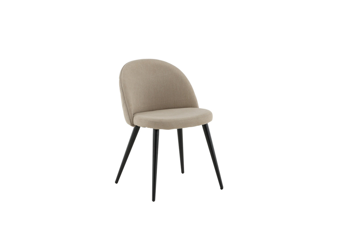 Velvet Stitches Stuhl in Beige präsentiert im Onlineshop von KAQTU Design AG. Stuhl ist von Venture Home