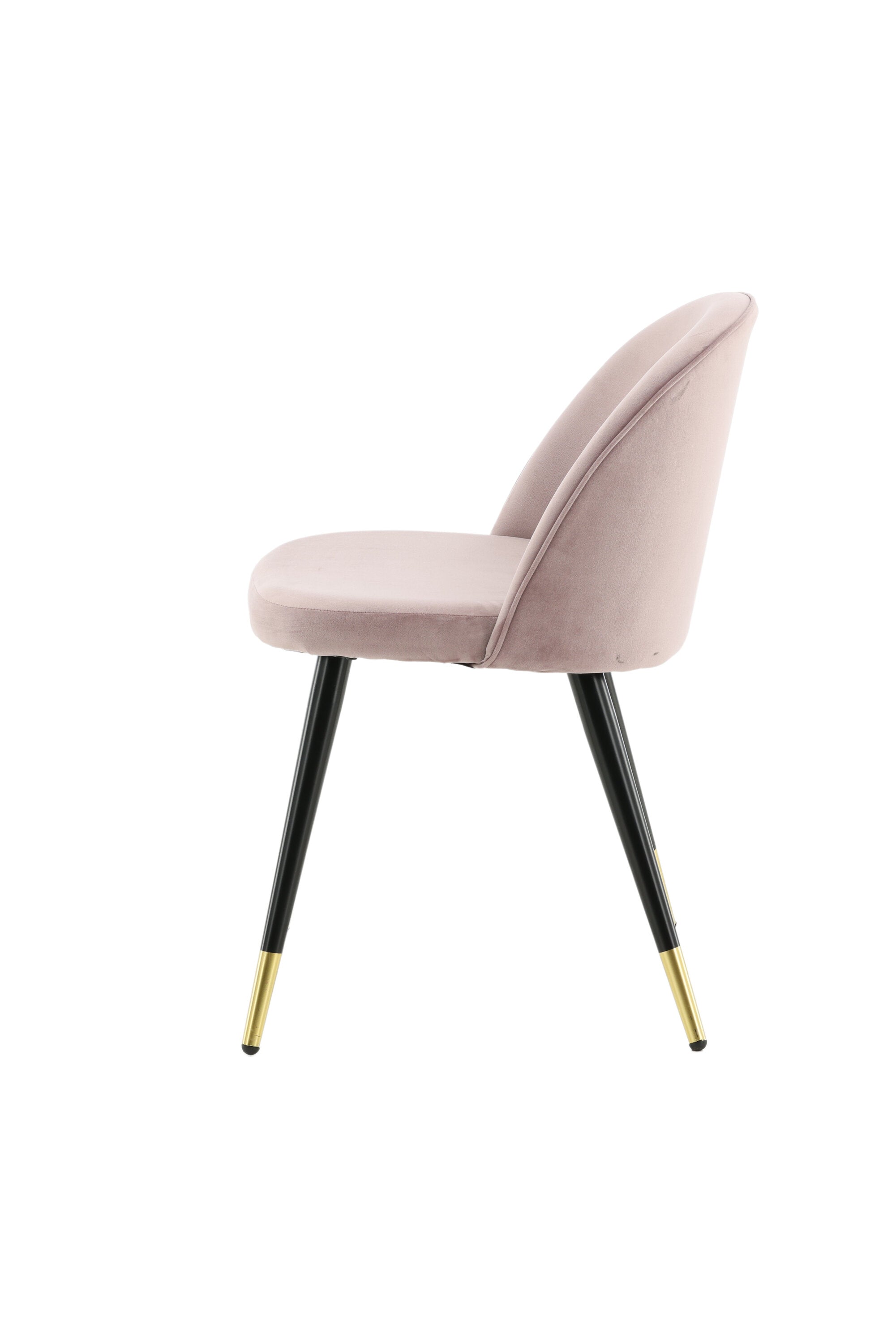 Velvet Stuhl in Altrosa präsentiert im Onlineshop von KAQTU Design AG. Schalenstuhl ist von Venture Home