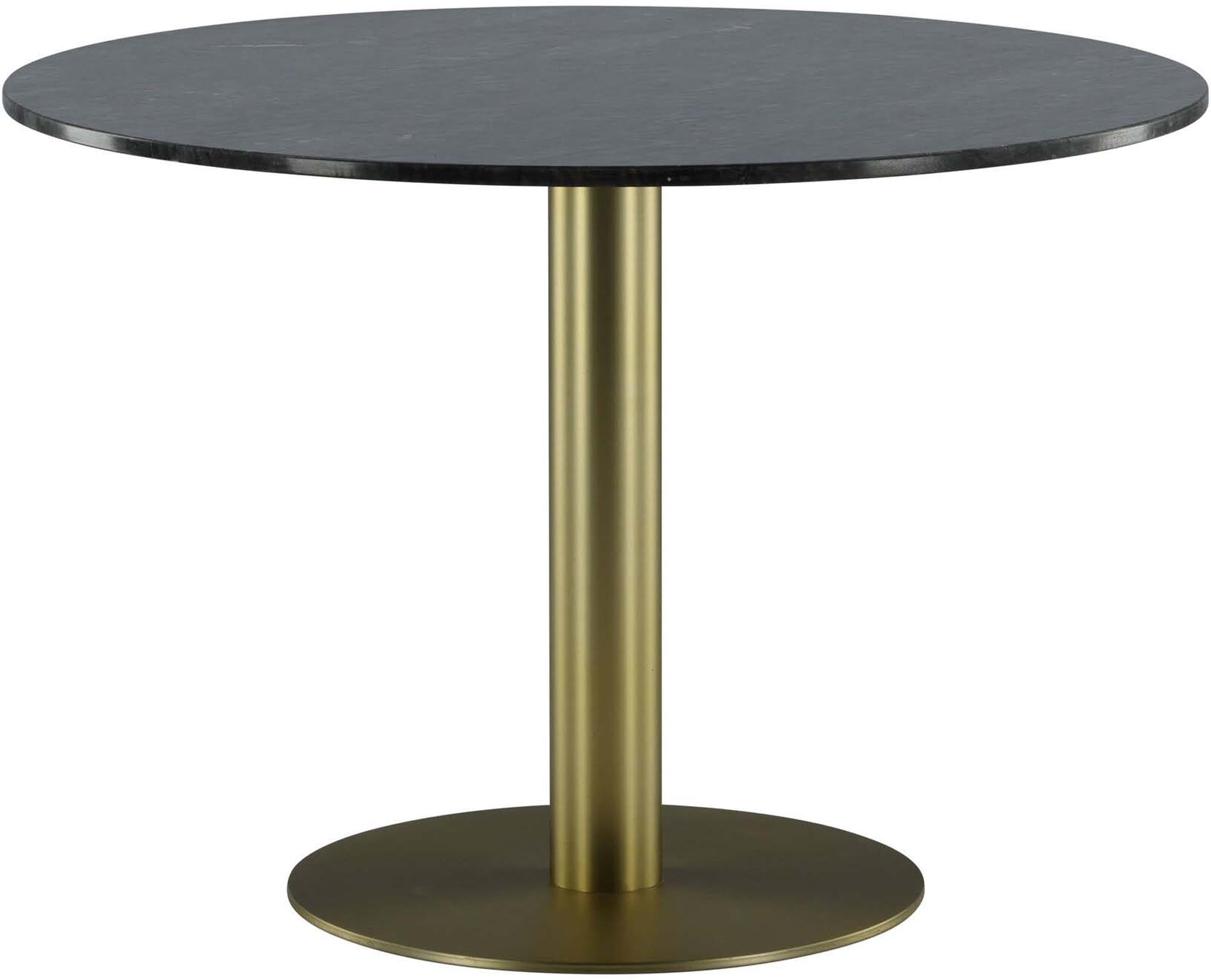 Estelle Tisch in Grau / Schwarz / Gold präsentiert im Onlineshop von KAQTU Design AG. Esstisch ist von Venture Home