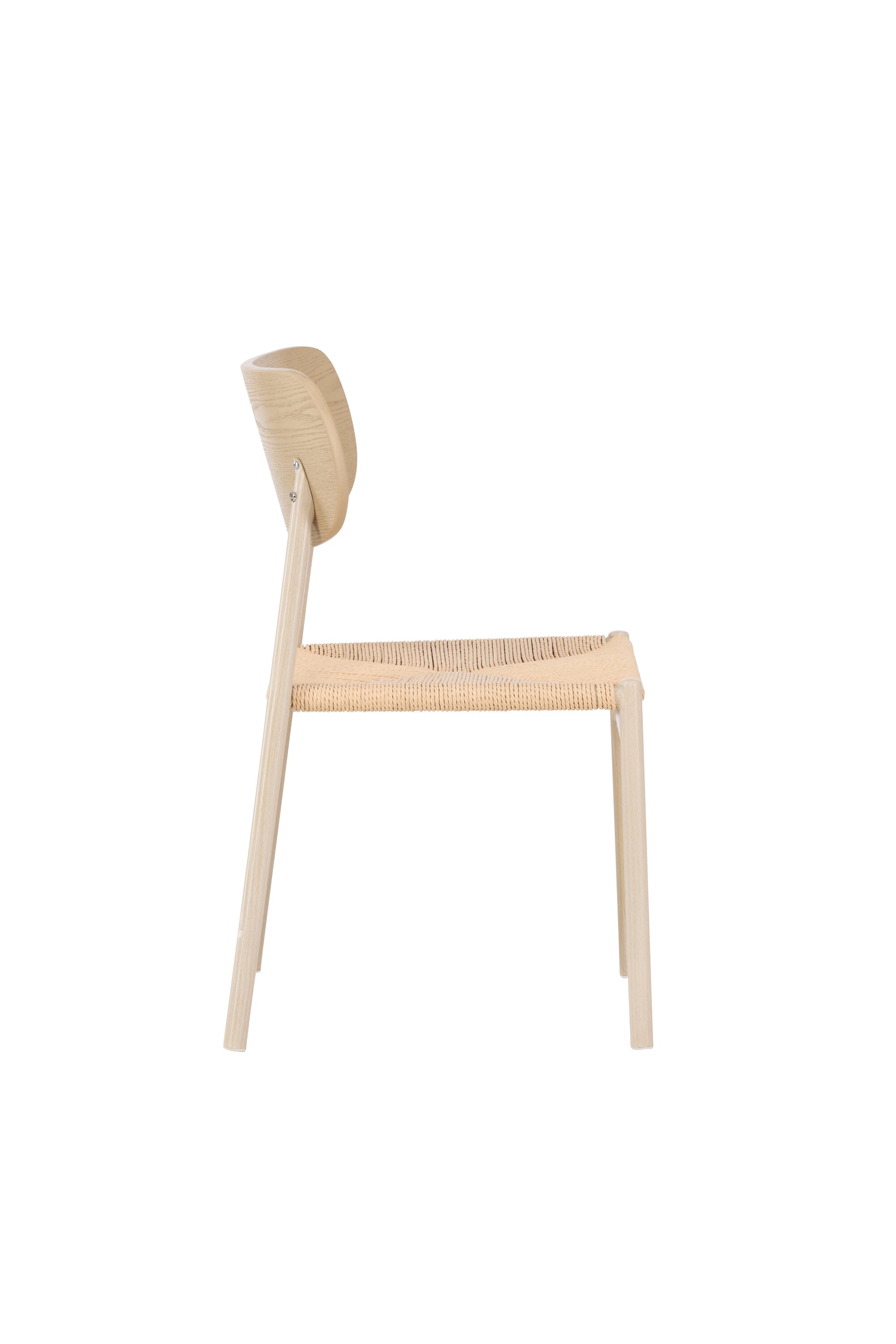 Polly Esszimmerstuhl in Weißwäsche präsentiert im Onlineshop von KAQTU Design AG. Stuhl ist von Venture Home