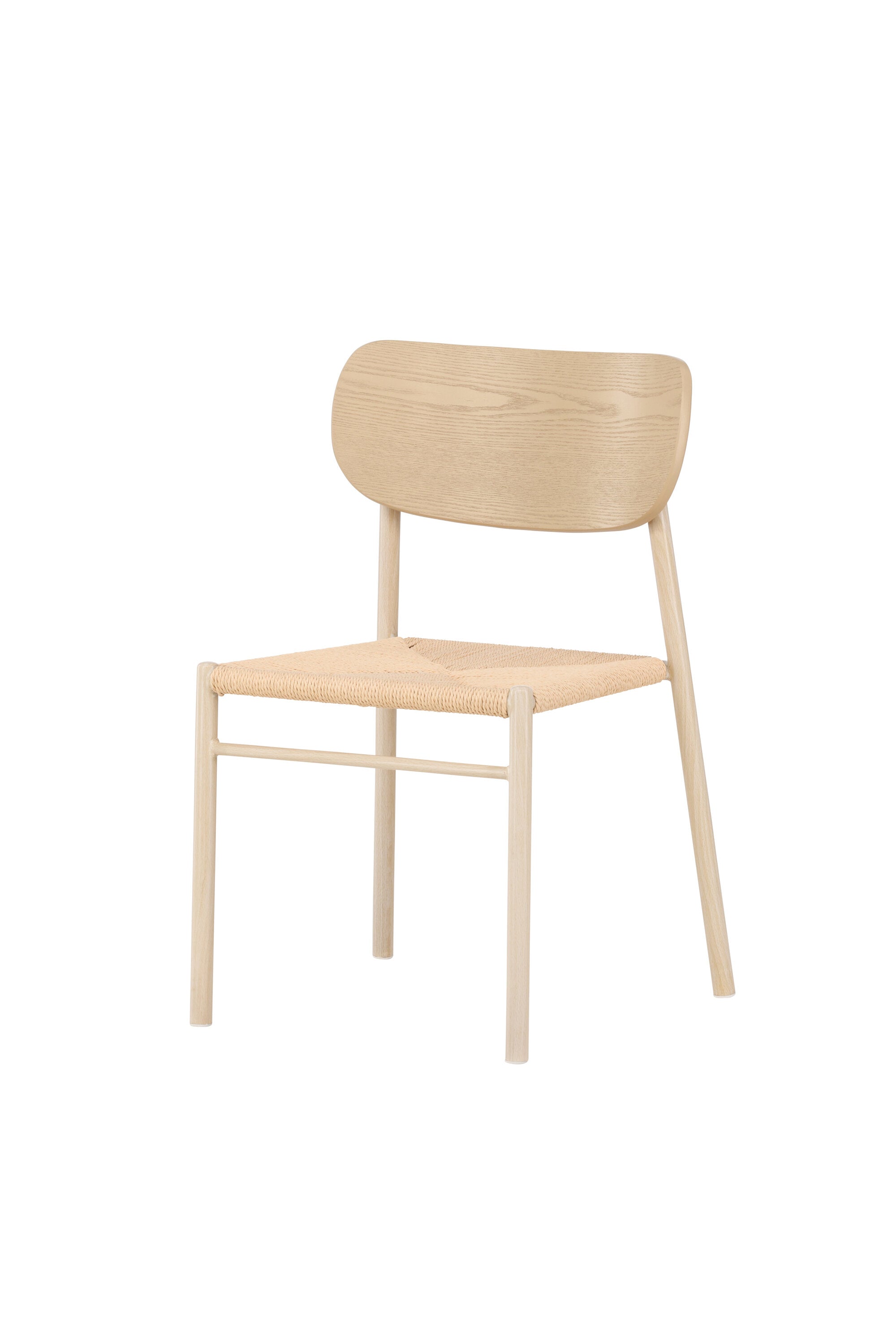 Polly Esszimmerstuhl in Weißwäsche präsentiert im Onlineshop von KAQTU Design AG. Stuhl ist von Venture Home