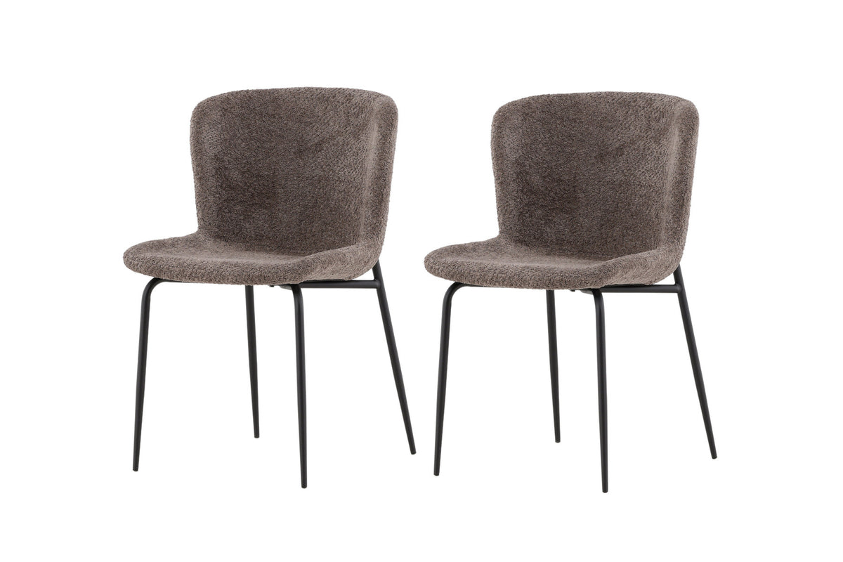 Modesto Stuhl in Braun präsentiert im Onlineshop von KAQTU Design AG. Stuhl ist von Venture Home