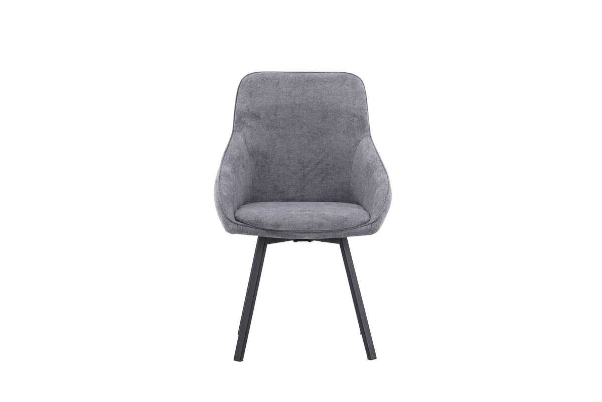 Rosie Drehstuhl in Grau präsentiert im Onlineshop von KAQTU Design AG. Drehstuhl ist von Venture Home