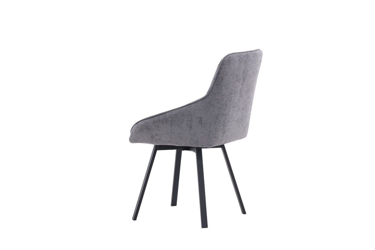 Rosie Drehstuhl in Grau präsentiert im Onlineshop von KAQTU Design AG. Drehstuhl ist von Venture Home