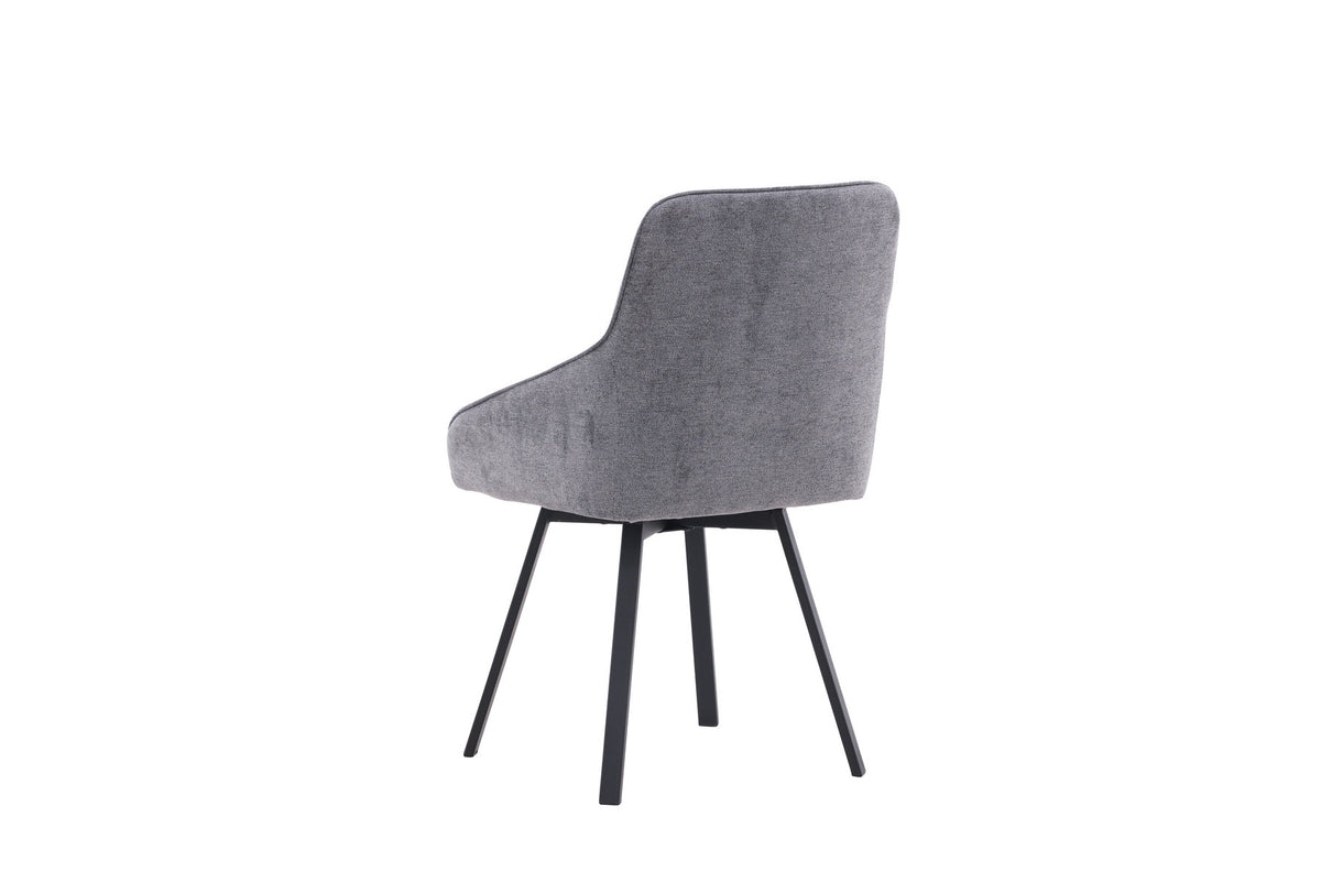 Rosie Drehstuhl in Grau präsentiert im Onlineshop von KAQTU Design AG. Drehstuhl ist von Venture Home