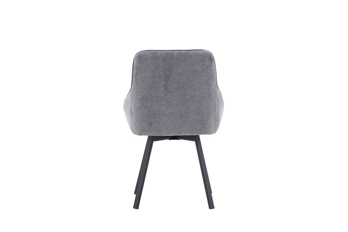 Rosie Drehstuhl in Grau präsentiert im Onlineshop von KAQTU Design AG. Drehstuhl ist von Venture Home