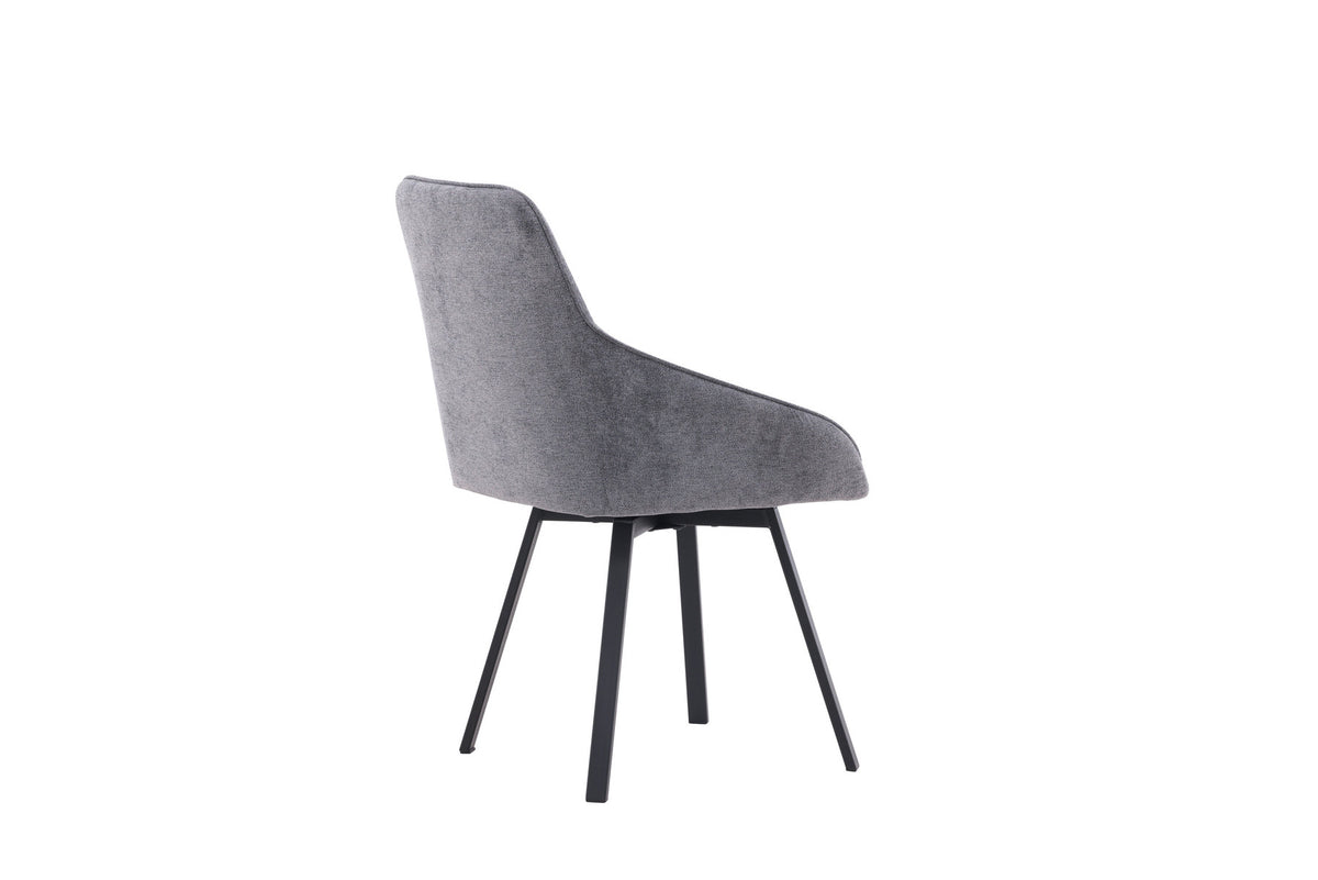 Rosie Drehstuhl in Grau präsentiert im Onlineshop von KAQTU Design AG. Drehstuhl ist von Venture Home