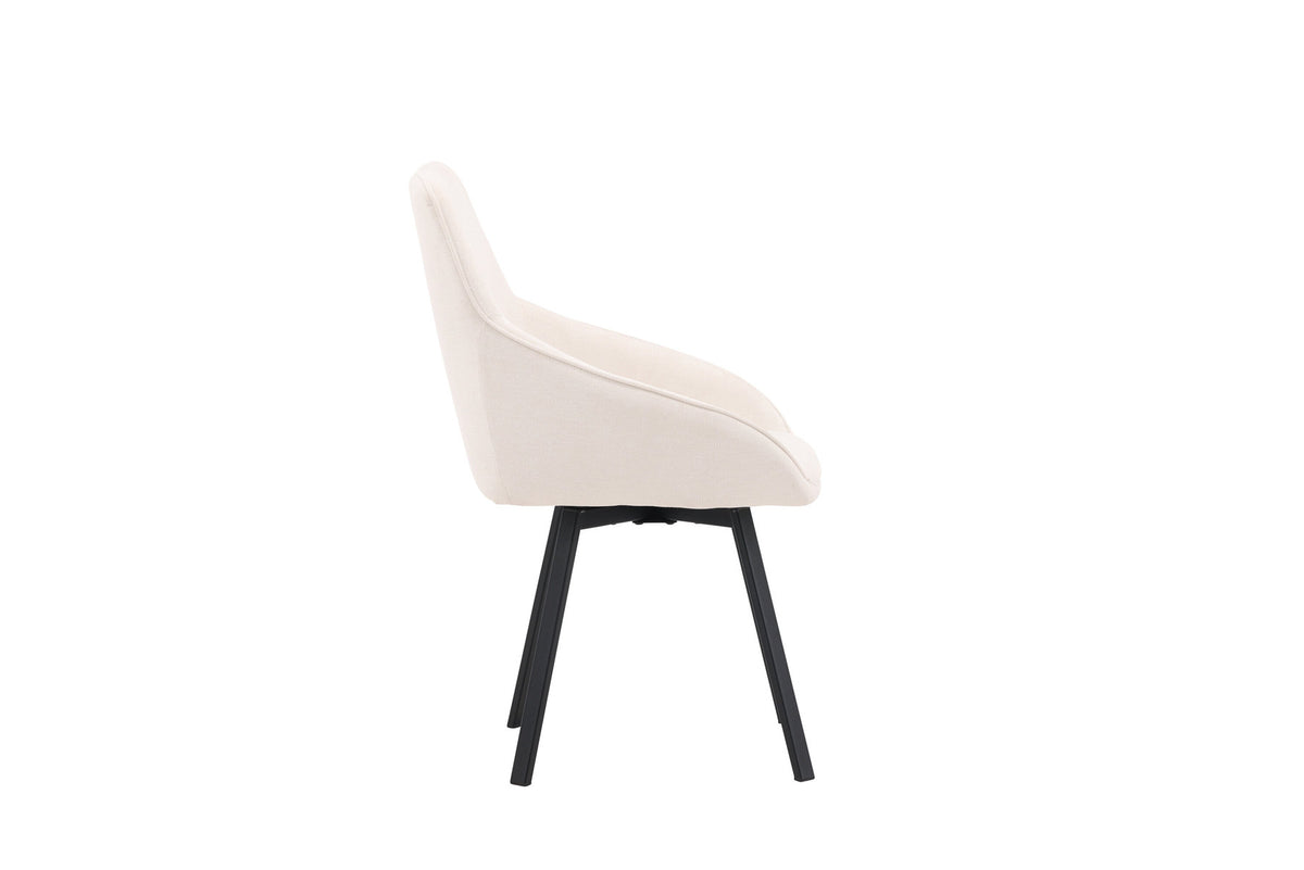 Rosie Drehstuhl in Beige präsentiert im Onlineshop von KAQTU Design AG. Drehstuhl ist von Venture Home