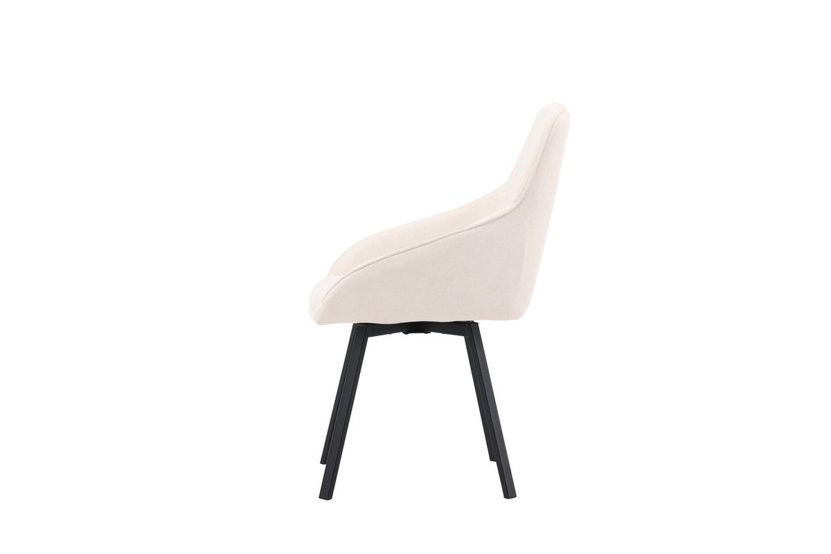 Rosie Drehstuhl in Beige präsentiert im Onlineshop von KAQTU Design AG. Drehstuhl ist von Venture Home