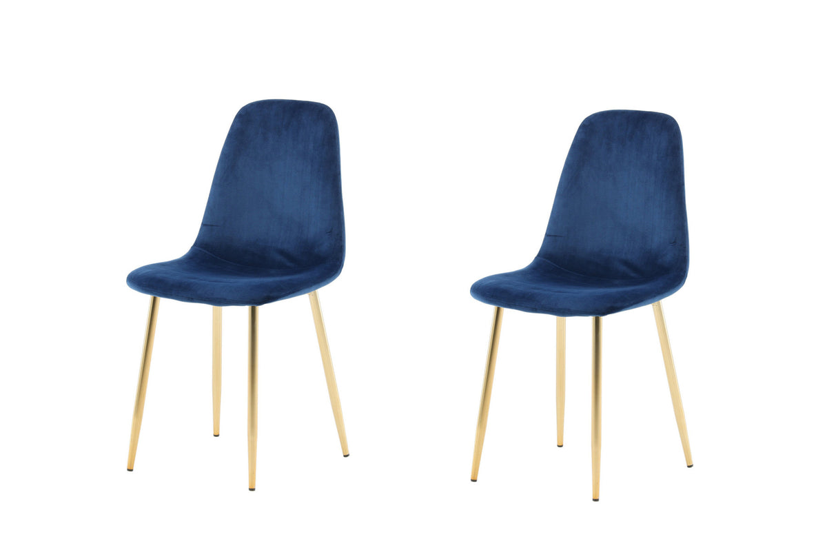 Polar Stuhl in Blau präsentiert im Onlineshop von KAQTU Design AG. Stuhl ist von Venture Home