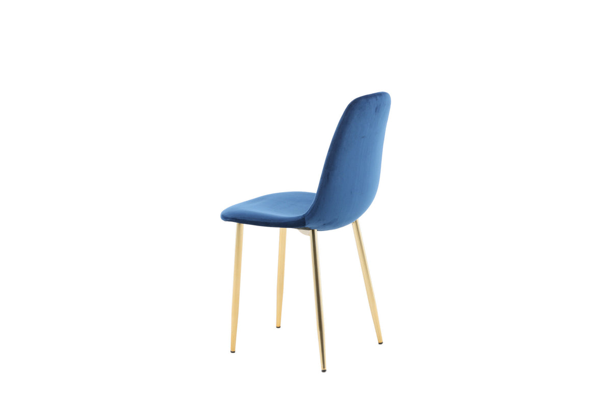 Polar Stuhl in Blau präsentiert im Onlineshop von KAQTU Design AG. Stuhl ist von Venture Home