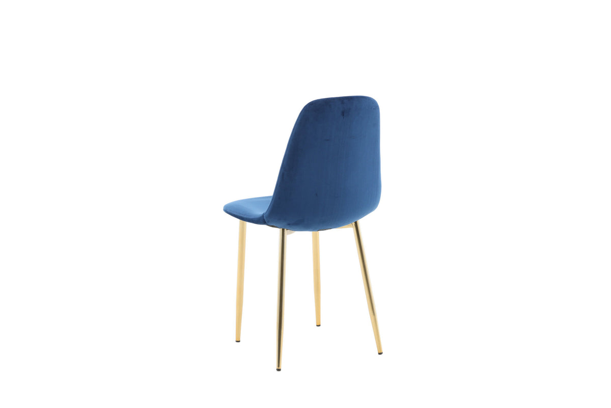 Polar Stuhl in Blau präsentiert im Onlineshop von KAQTU Design AG. Stuhl ist von Venture Home