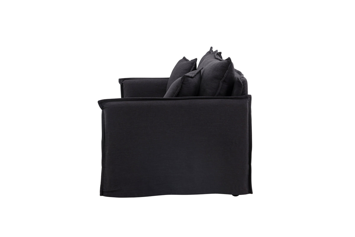Nova 3 Sitzer Sofa in Schwarz präsentiert im Onlineshop von KAQTU Design AG. 3er Sofa ist von Venture Home