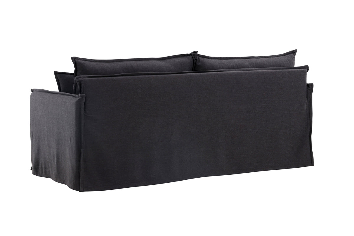 Nova 3 Sitzer Sofa in Schwarz präsentiert im Onlineshop von KAQTU Design AG. 3er Sofa ist von Venture Home