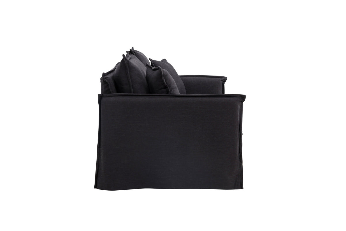 Nova 3 Sitzer Sofa in Schwarz präsentiert im Onlineshop von KAQTU Design AG. 3er Sofa ist von Venture Home
