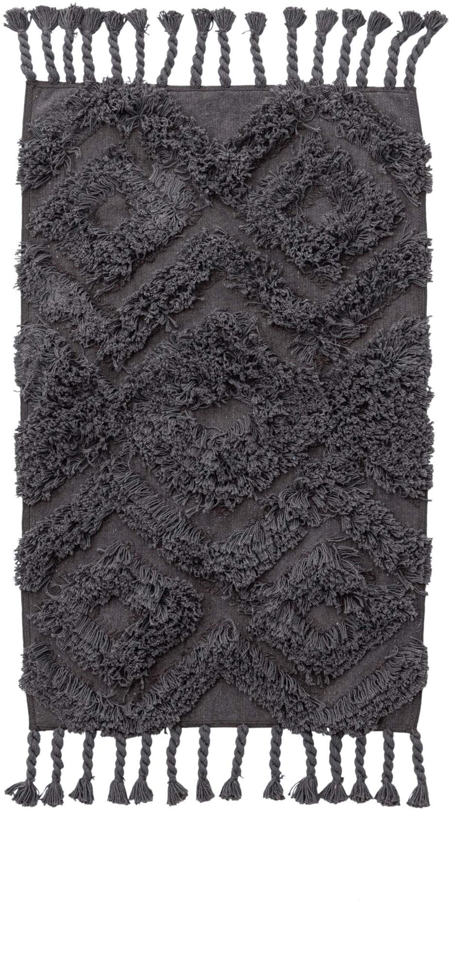 Hilma Teppich in Dunkelgrau präsentiert im Onlineshop von KAQTU Design AG. Teppich ist von Venture Home