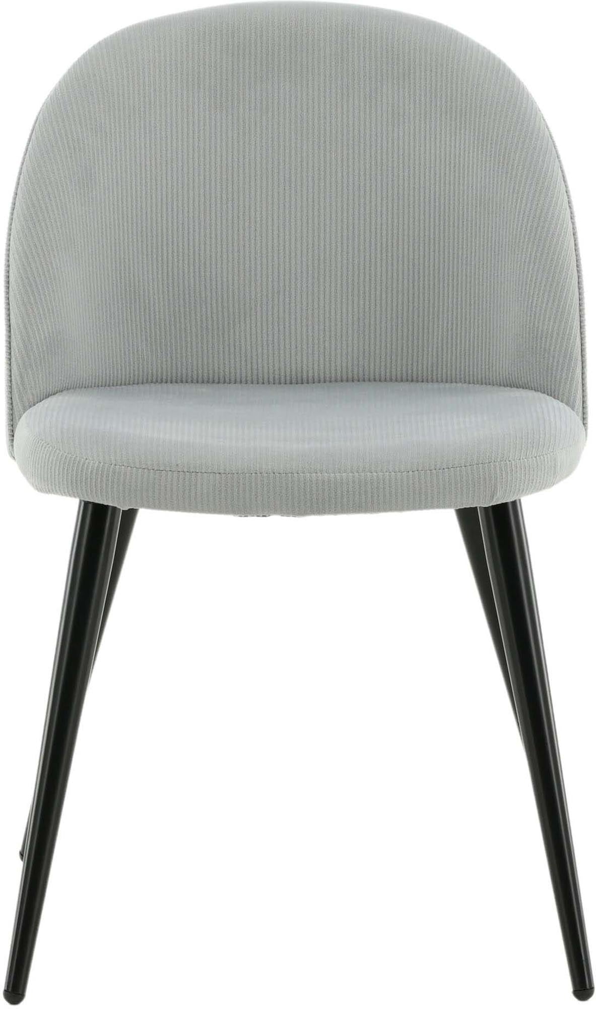 Verleihen Sie Ihrem Esszimmer mit dem Velvet Matstol Manchester Stuhl von Venture Home einen Hauch von Eleganz. Der bequeme Stuhl aus altrosa Cord-Stoff kombiniert Stil und Komfort.