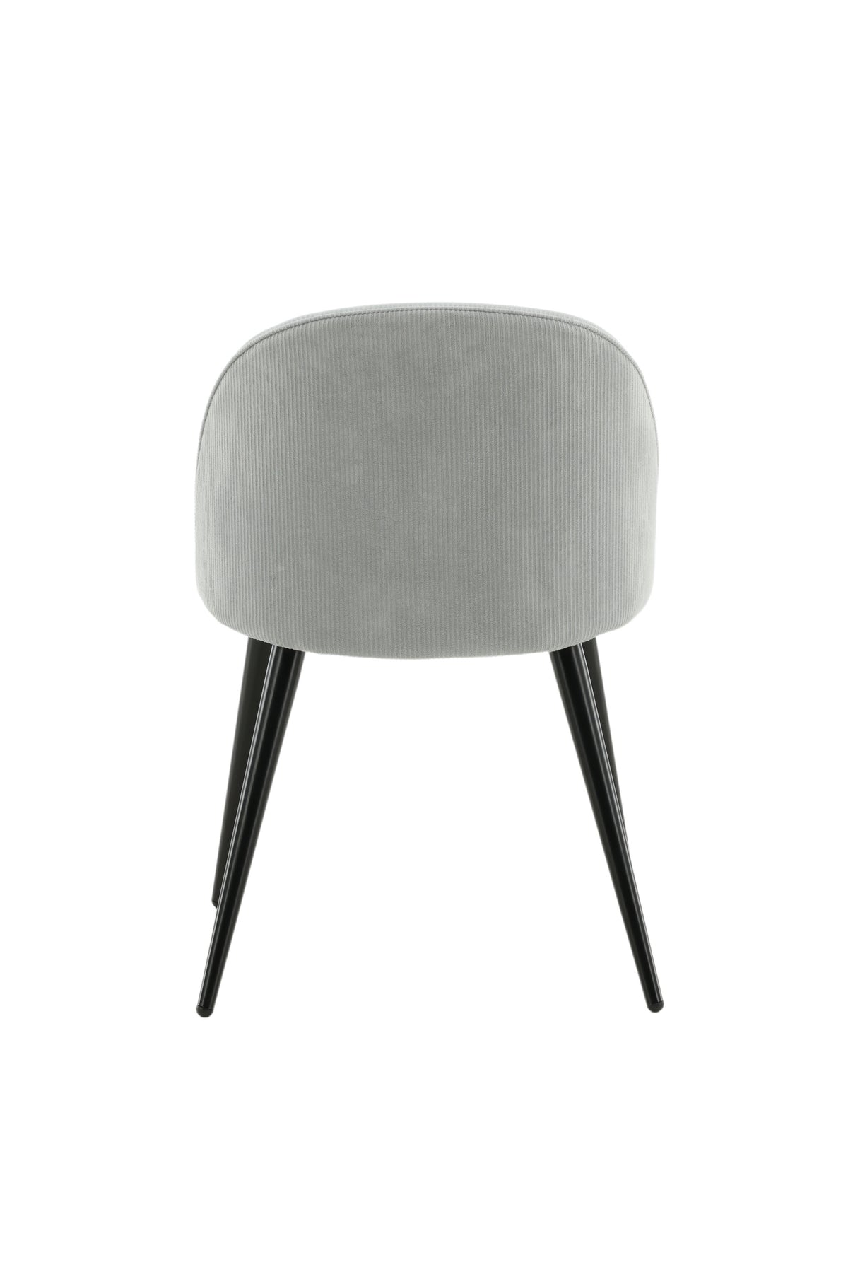 Velvet Matstol Manchester Stuhl in Hellgrau / Schwarz präsentiert im Onlineshop von KAQTU Design AG. Schalenstuhl ist von Venture Home