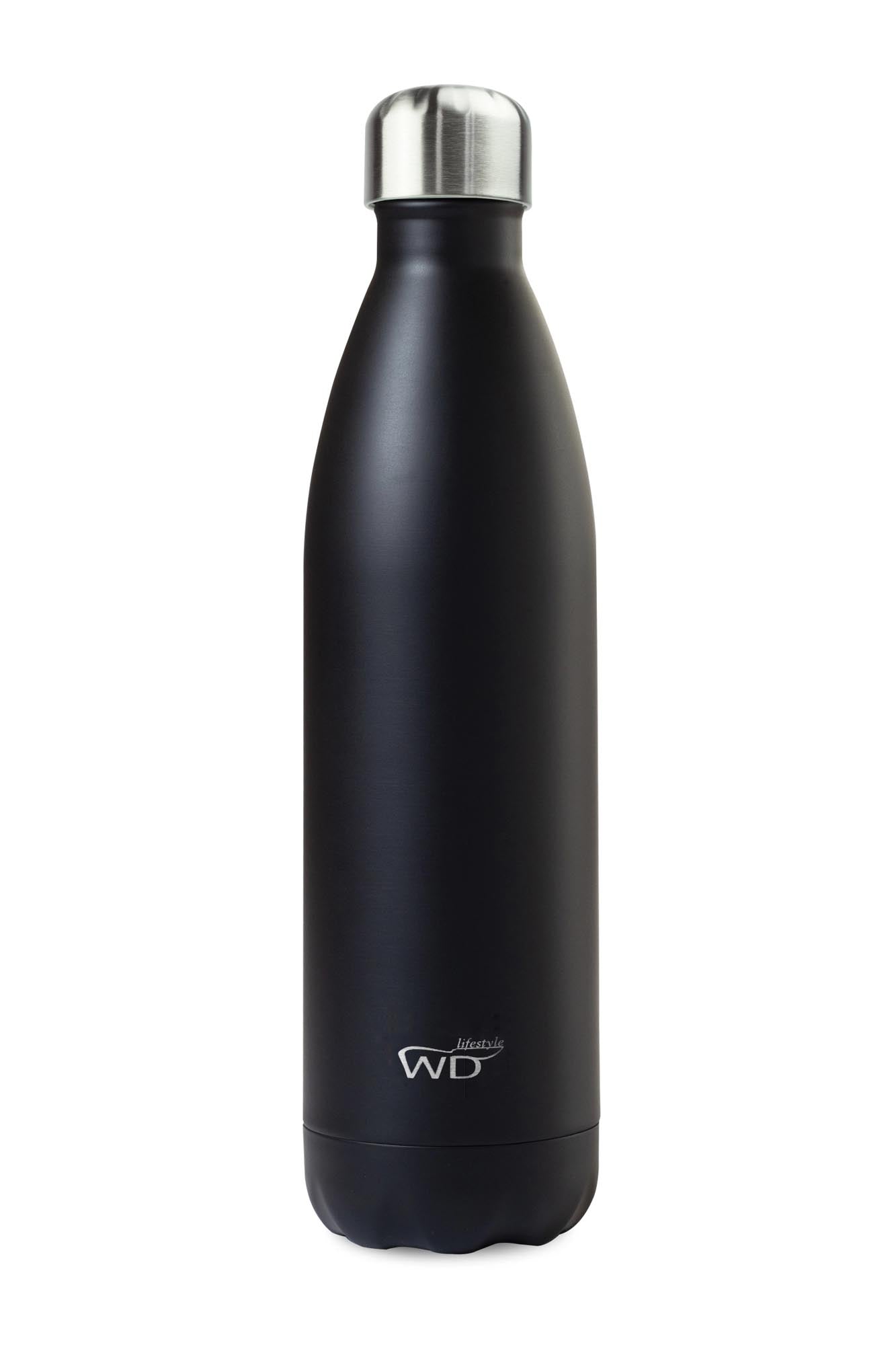 Isolierflaschen doppelw. 750ml, schwarz