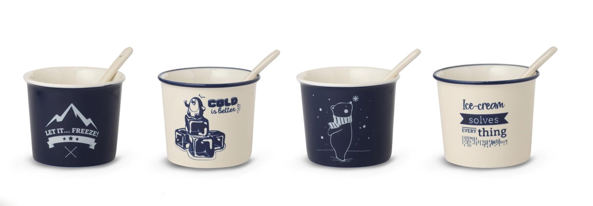 Elegante Eisbecher von Easy Life, ideal für stilvolle Dessertmomente.