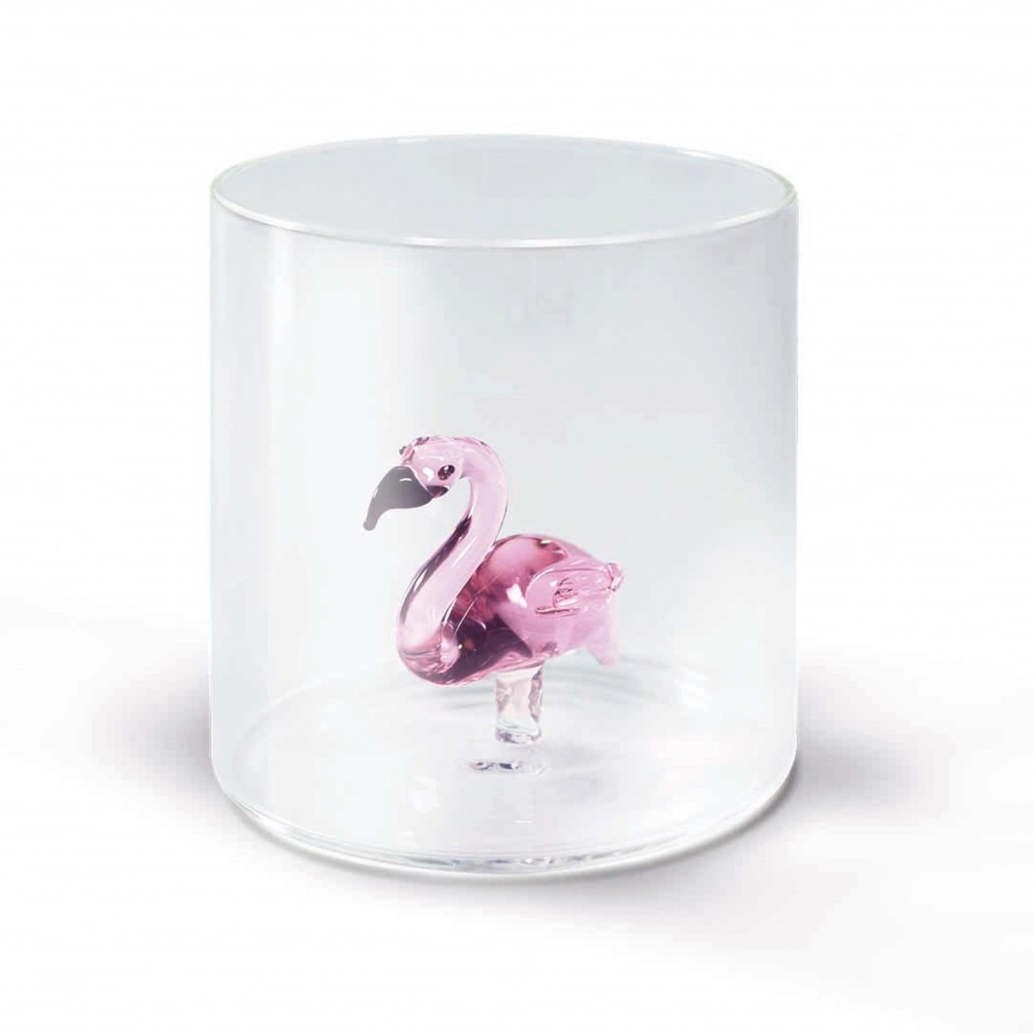 Glas aus Borosilikat 250 ml Flamingo