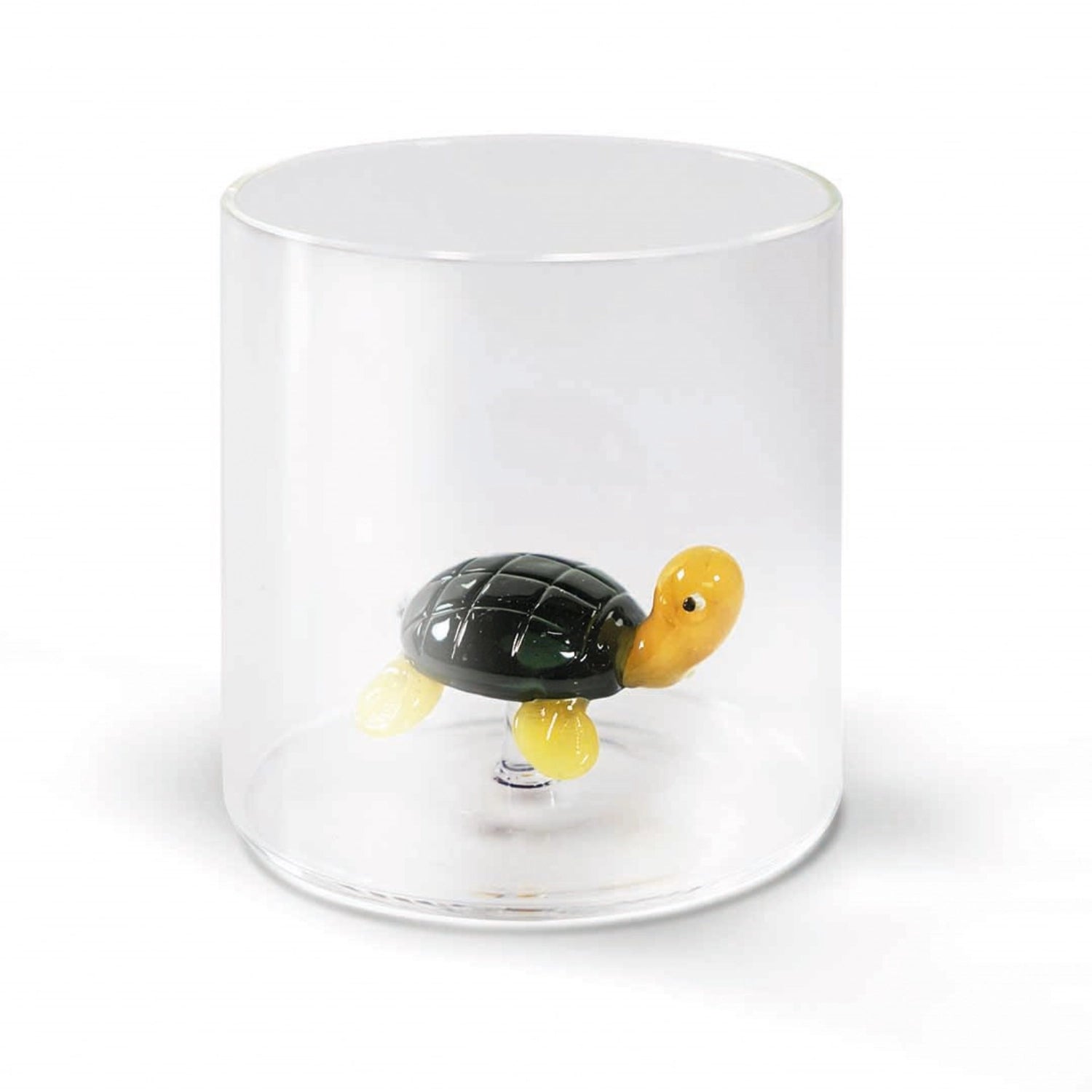 Hochwertiges 250 ml Borosilikatglas mit Schildkröten-Design von Easy Life. Ideal für heiße und kalte Getränke, spülmaschinenfest und langlebig.