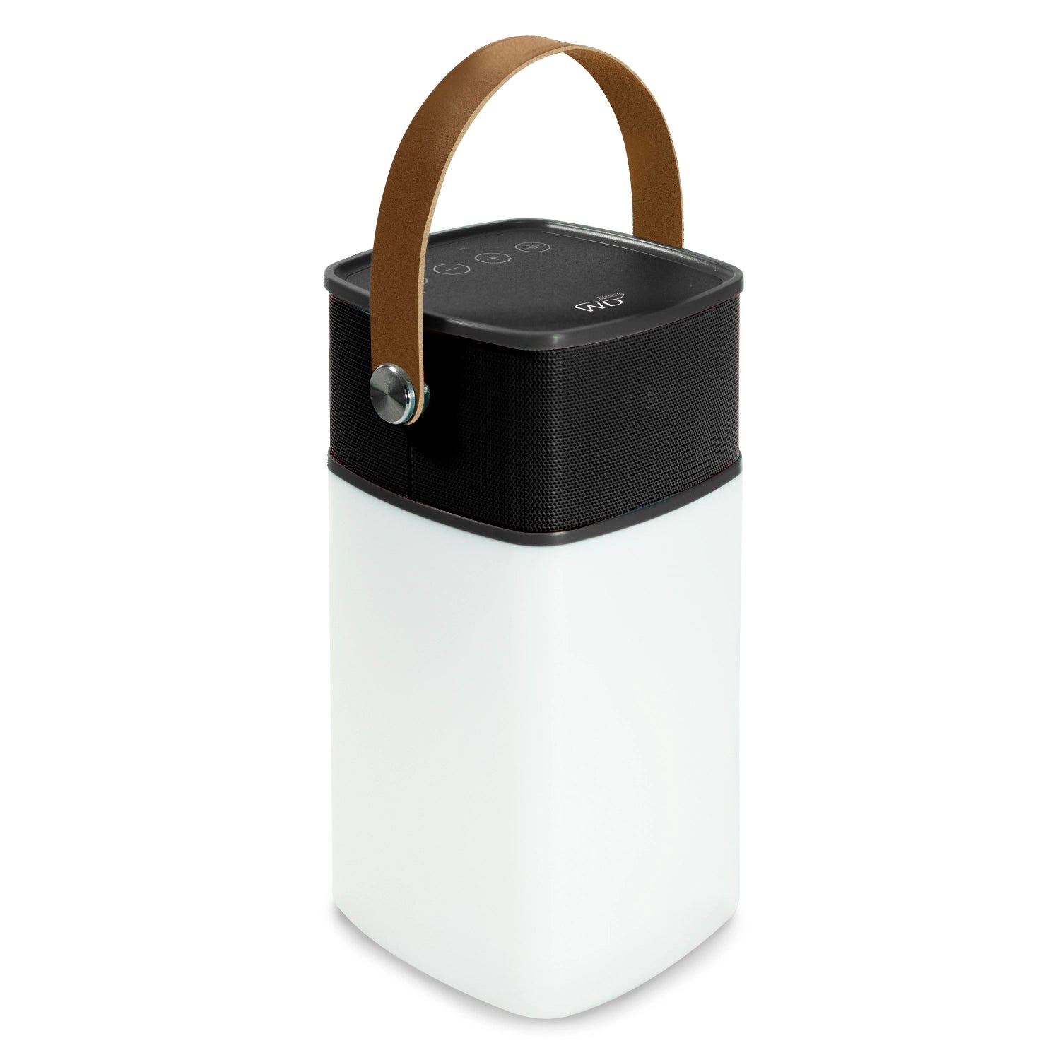 Haut-parleur Bluetooth avec lumière LED. 10.3x9.5x19 cm noir