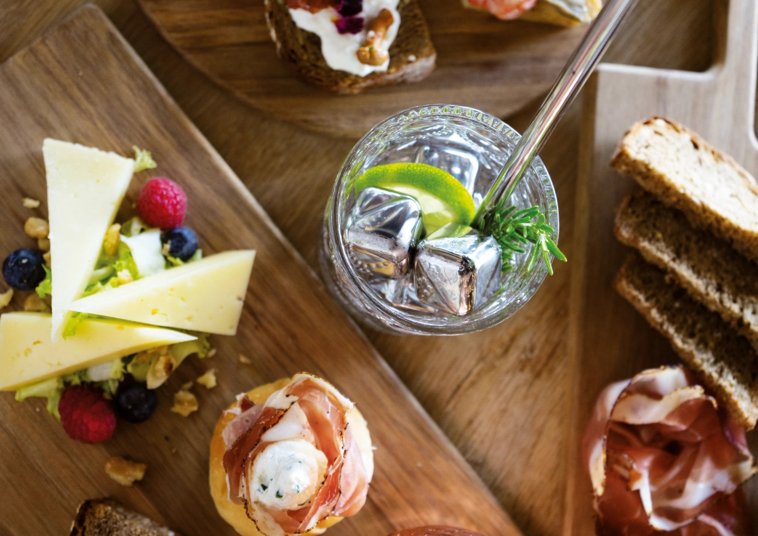 6 Cubes de glace, acier inoxydable, 2,7x2,7x2,7 cm