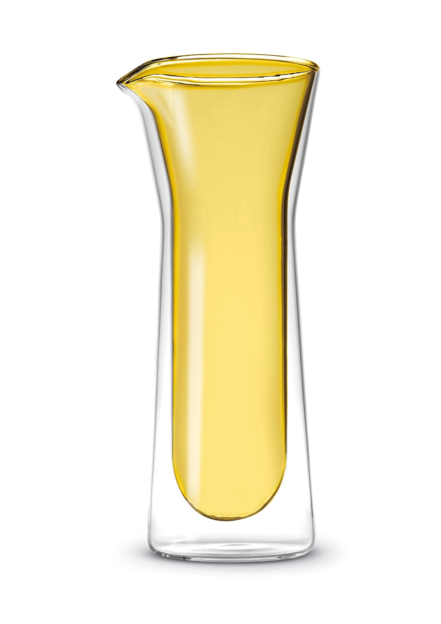 GLASKARAFE DOPPELW. giallo, 800 ml