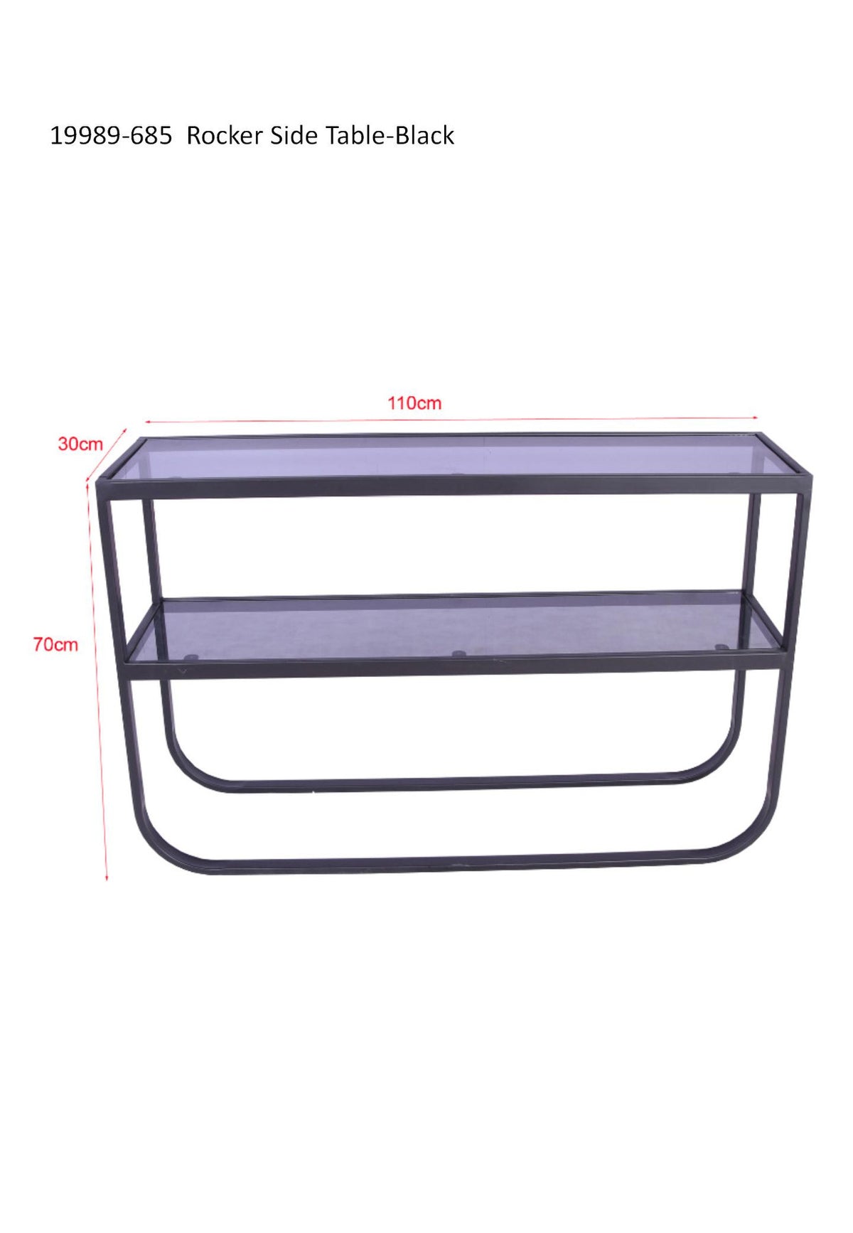 Rocker Beistelltisch in Weiss präsentiert im Onlineshop von KAQTU Design AG. Beistelltisch ist von Venture Home