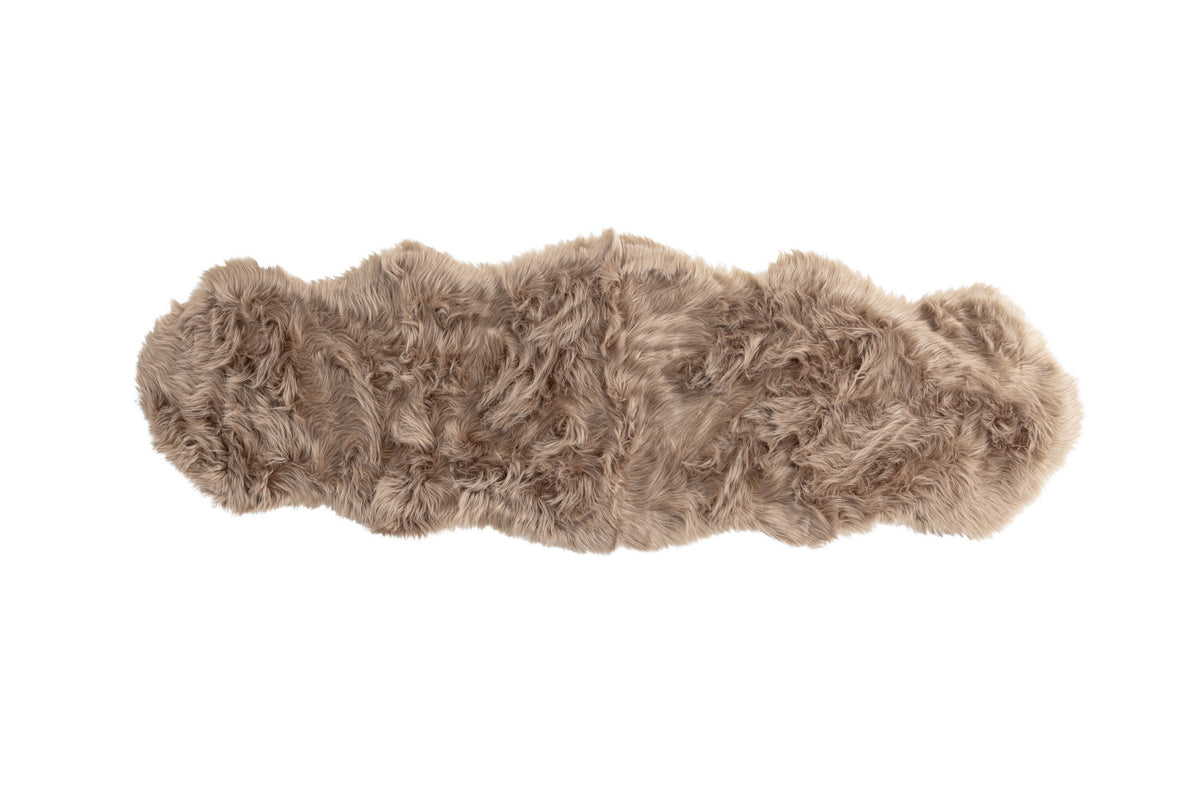 Katy Decke in Braun präsentiert im Onlineshop von KAQTU Design AG. Fell ist von Venture Home