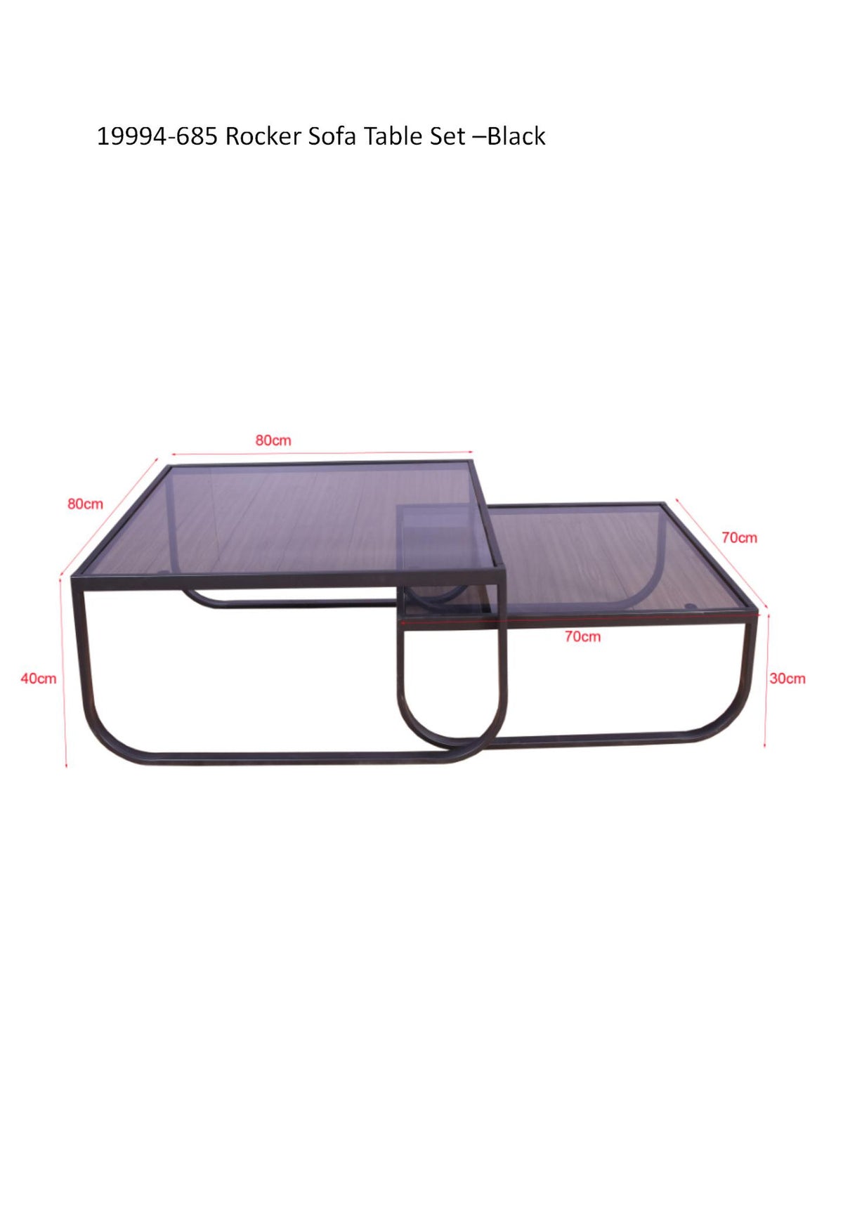 Rocker Beistelltisch in Weiss präsentiert im Onlineshop von KAQTU Design AG. Beistelltisch ist von Venture Home