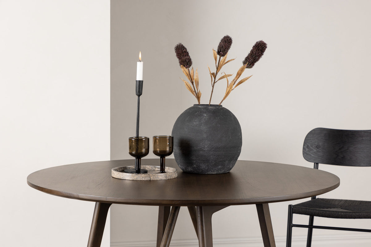 Kaseindon Tisch in Dunkelbraun präsentiert im Onlineshop von KAQTU Design AG. Esstisch ist von Venture Home